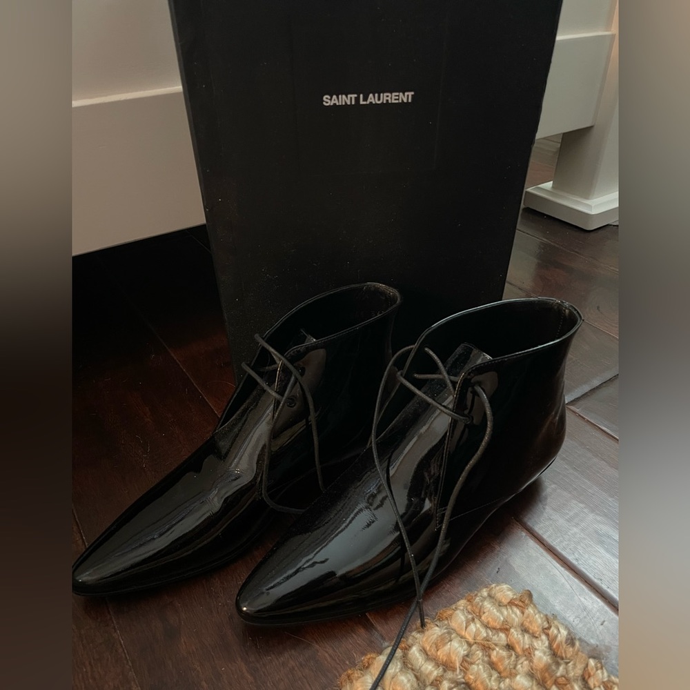 Saint Laurent Jonas 25 Lace Up Brogues - Picture 6 of 12